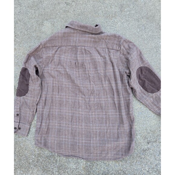 Eddie Bauer Heavy Flannel Plaid Button Up Shirt - Picture 3 of 11